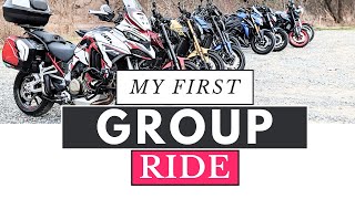 My First Group Motorcycle Ride Experience | Beginner Rider Chronicles