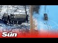 Russian soldiers 'abandoned by fleeing comrades truck leaving them stranded in Ukraine'