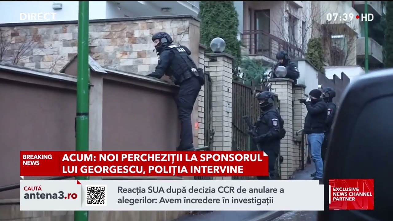 Noi percheziții la finanțatorul campaniei lui Călin Georgescu