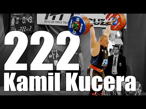 Kamil Kučera (141kg Czech Republic) 222kg Clean and Jerk - 2017 European Championship