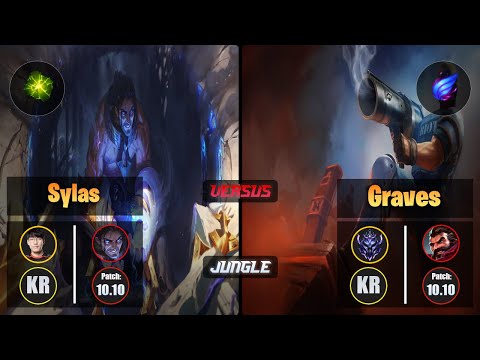Tarzan SYLAS (Jungle) [Aftershock] VS GRAVES - Diamond KR Patch 10.10