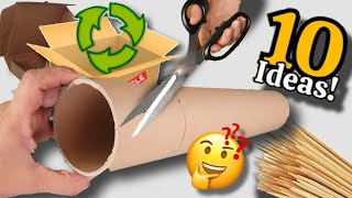 Transforming Waste Materials♻️ into 10 Home Decor Ideas🏡 You'll Love✨ | Without Spending💲