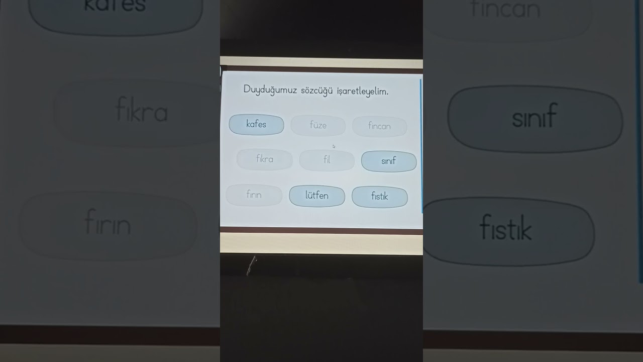 1. SINIF F f SESİ SÖZCÜK AVI #A #L #E #K #İ #N  #O #M #U #T #Ü #Y #Ö #R #I #D #S #B # #HECE #SES