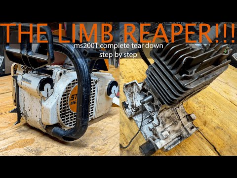 LIMB REAPER! My old Stihl MS200t disassembled by John's Custom Saws for an awesome restoration