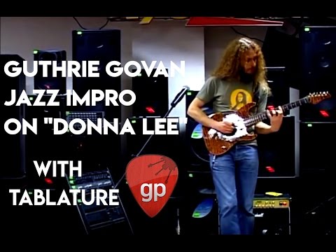 Guthrie Govan - Donna Lee v2 (Charlie Parker Bebop) w/ tab