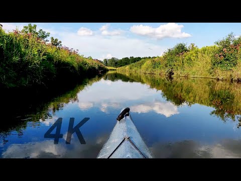 6 Hours of 4K River Kayaking (No Loop) ~ Nature Sounds ~ Sleep Ambience ~ Stress Relief