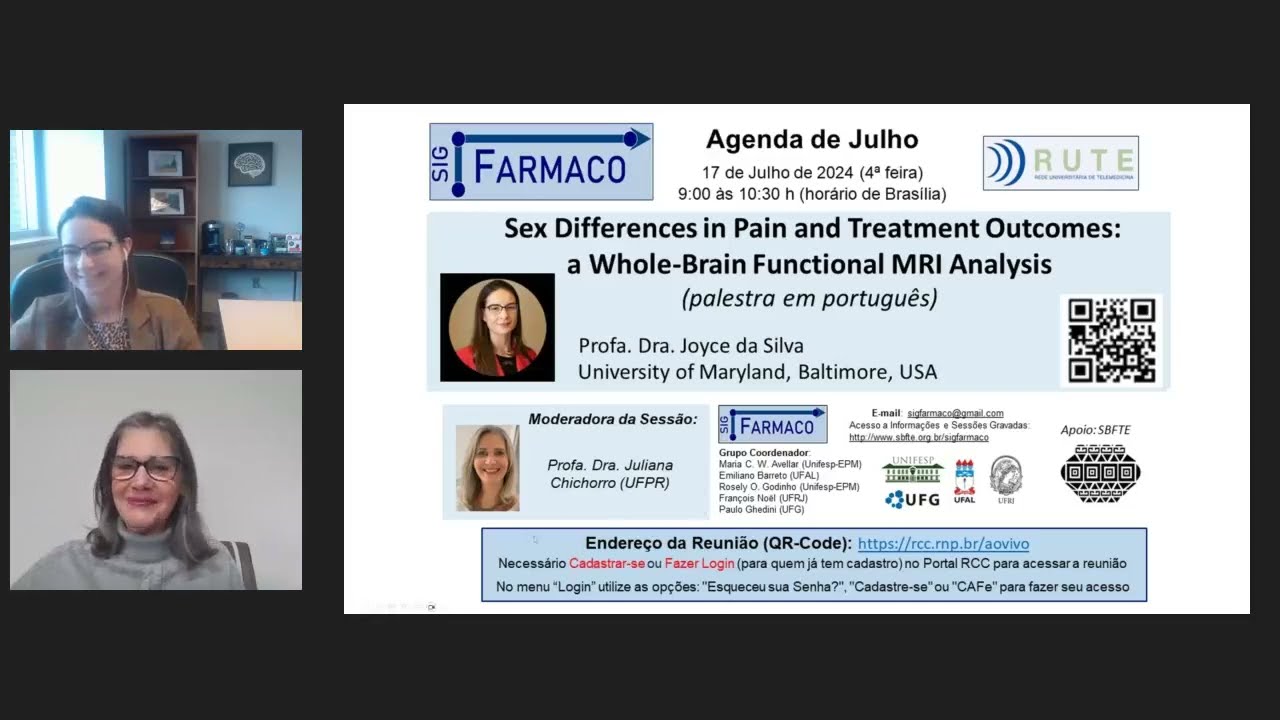 Sex Differences in Pain and TreatmentOutcomes: a Whole-Brain FunctionalMRI Analysis (em português)