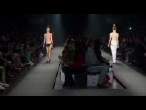 Amir Slama's latest collection at Sao Paulo Fashion Week had a Brazilian carnival theme