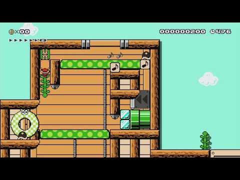 Fireball's Future Forest Factory by bruhhhhhh - Super Mario Maker - No Commentary 1bl