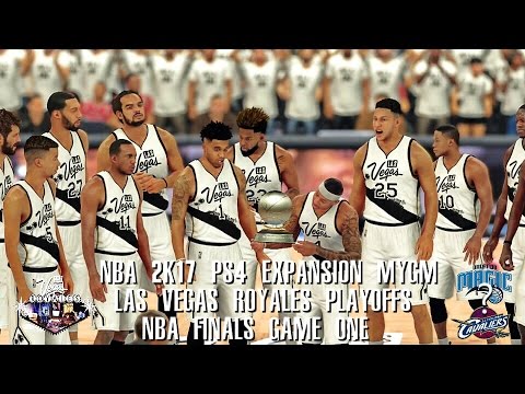 NBA 2K17 PS4 Las Vegas Expansion MYGM Playoffs - The Finals, Game One!!!