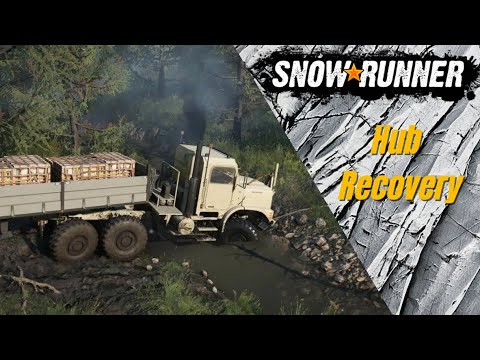 SNOWRUNNER Gameplay Walkthrough Part 23 | Hub Recovery 2nd Stage l No Commentary