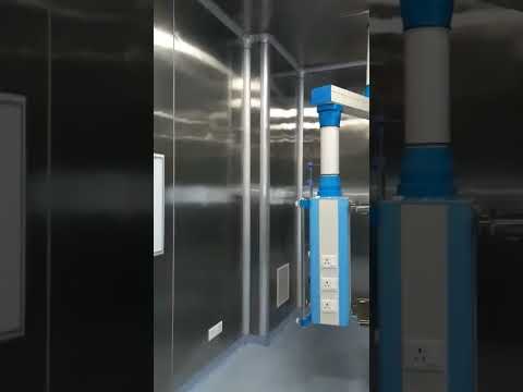 Modular operation theatre with glass panel