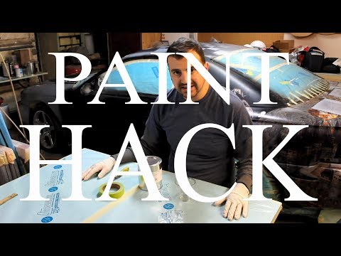 Paint Hack!! No Mess Pouring!!