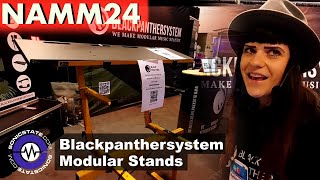 Video thumbnail for NAMM 2024 - Black Panther System - Modular Keyboard Stands by sonicstate