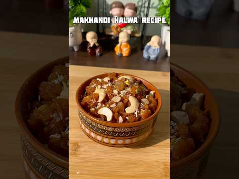 Viral Makhandi Halwa Recipe #shorts #recipe #halwa #dessert #trending #viralvideo #shortsfeed #suji