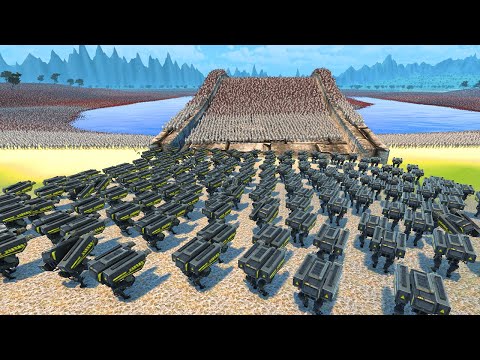 TOW-MISSILE, T45 SHOTGUN & MINIGUNS VS 4000000 HELLKNIGHT & ZOMBIES !! UEBS 2