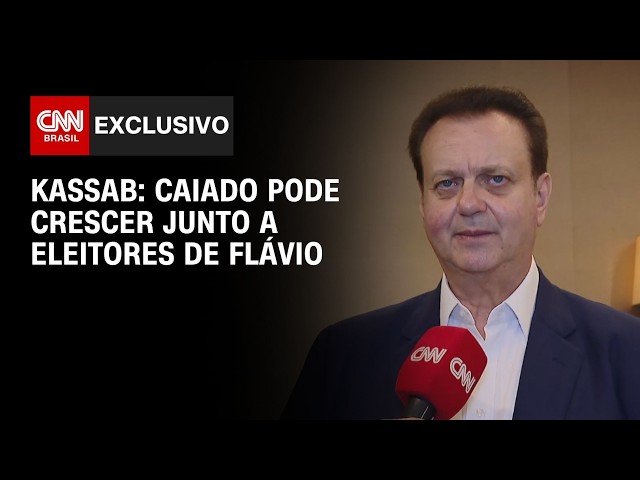 Caiado pode crescer junto a eleitores de Flávio, diz Kassab | CNN 360°