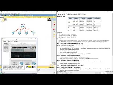 2.1.2.5 Packet Tracer - Troubleshooting Serial Interfaces