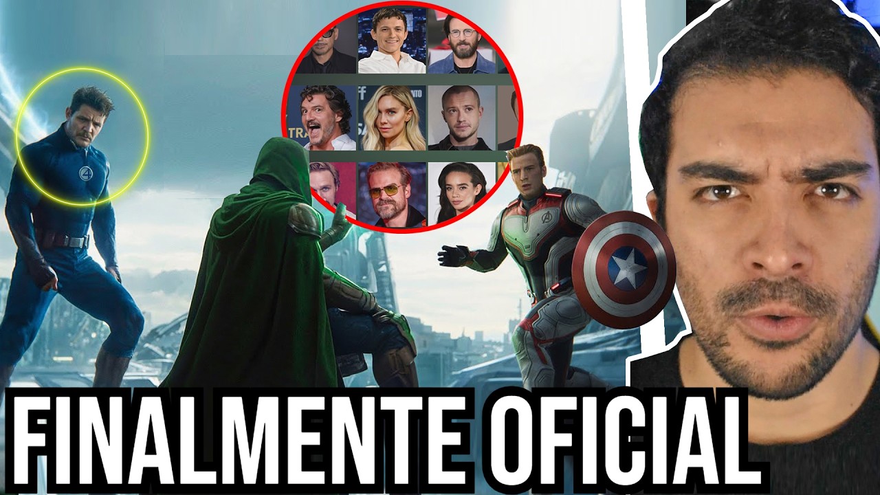 Se CONFIRMÓ! Avengers Doomsday reveló TODO el cast y Dr Doom universo de 4 Fantásticos