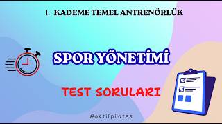 Spor Yönetimi | 30 Soruda Sınavı Kazandıran Konular