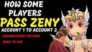 How to pass Zeny using the enchant method