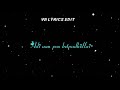 Pudhu Vellai Mazhai Song Lyrics Whatsapp Status AR Rahman Collection Black Screen VB Lyrics E