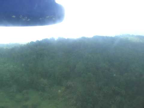 Landing at Melville Hall airport, Dominica