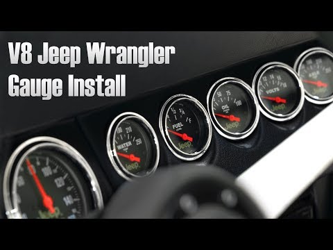 AutoMeter Garage Episode 13 - V8 Swapped Jeep Wrangler Gauge Installation
