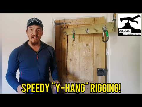 Speedy "Y-Hang" Rigging! (Caving & Climbing Focus!) - A Video by Joel Self - Outdoor Instructor