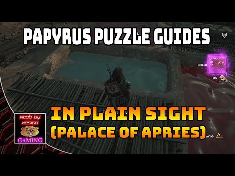 Assassins Creed Origins - In Plain Sight (Palace of Apries) - Papyrus Puzzles