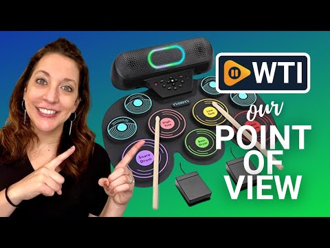 YUOIOYU Electronic Drum Set - WTI product video review