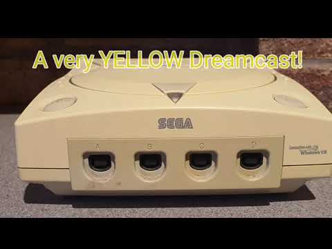 SEGA Dreamcast cosmetically restored / de yellow / retrobright