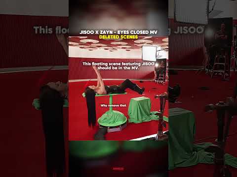 EYES CLOSED DELETED SCENES 😱 | JISOO X ZAYN - EYES CLOSED #zayn #jisoo #shorts