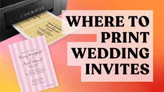 Where to Print Your Wedding Invitations