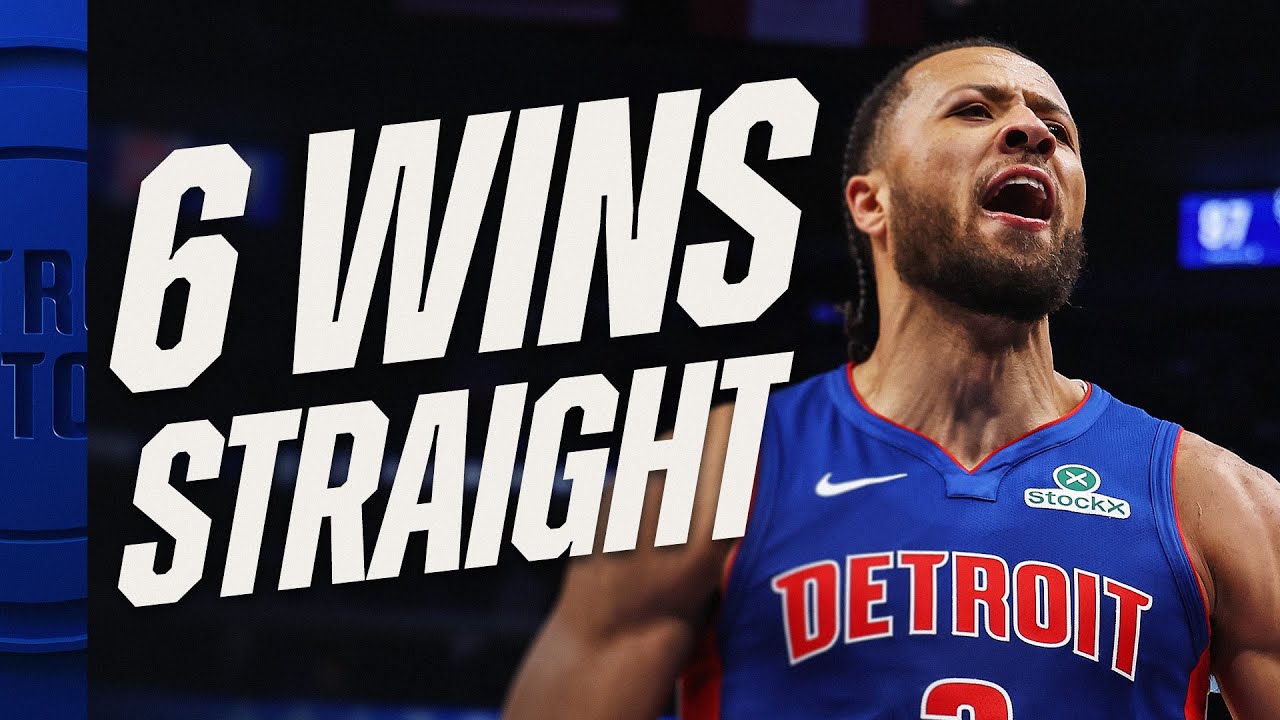 BEST Plays Of Pistons 6 Game Winning Streak!