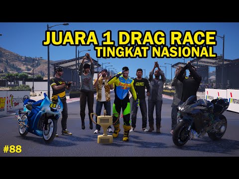 Juara 1 Drag Race Tingkat Nasional - Eps 88 - GTA V ; Serial Rojali 2