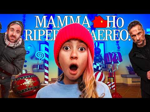 MAMMA HO RIPERSO L'AEREO! PAPÀ SALVO E MAMMA CINZIA PARTONO E DIMENTICANO GIORGIA A CASA DA SOLA!