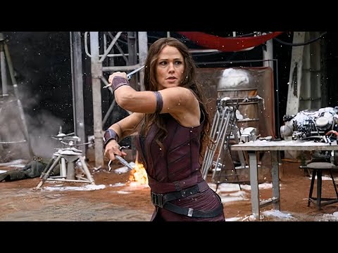 Elektra Jennifer Garner Powers Weapons Fighting Skills Compilation (2003-2024)
