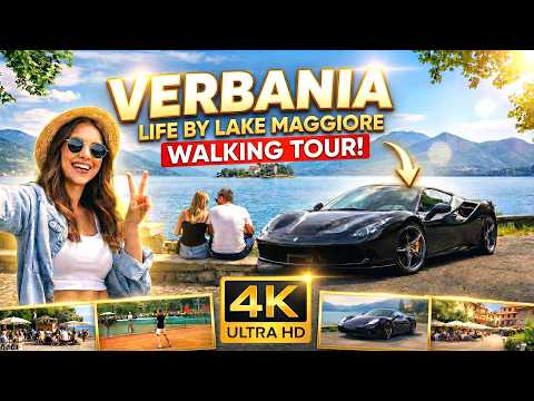 Verbania, Italy | Relaxing Walk by Lake Maggiore (POV)