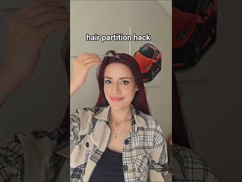 hair partition hack 💝I was inspired: @sophiehannah #hairhack #hairstyle #fypシ #explore #shorts