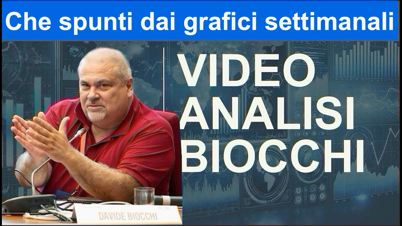 CHE SPUNTI DAI GRAFICI SETTIMANALI