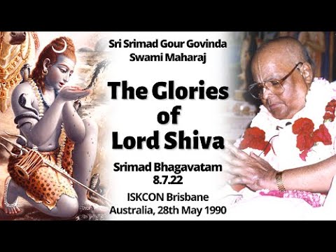 002. The Glories of Lord Shiva | Srila Gour Govinda Swami | SB 8.7.22 | 27th Oct 1990 | Australia