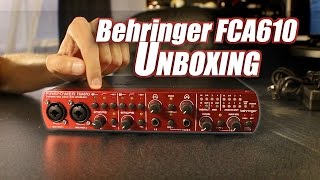 Video thumbnail for Audio Interface Unboxing: Behringer Firepower FCA610 by mario Cazares