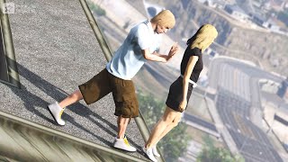 GTA Shoving/Pushing people off tallest building