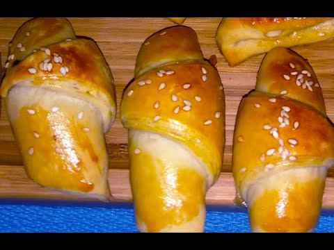 How to Make Savoury mini Croissants-Easy Croissant Recipe-Easy Homemade Croissant Dough
