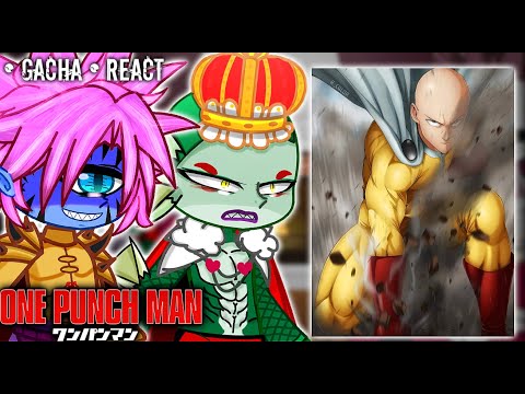 Opm Villains React To Caped Baldy/Saitama || One Punch Man || Tiktok || Gacha React