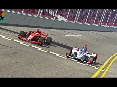 Ferrari F1 2018 vs IndyCar 2018 - Oval Track