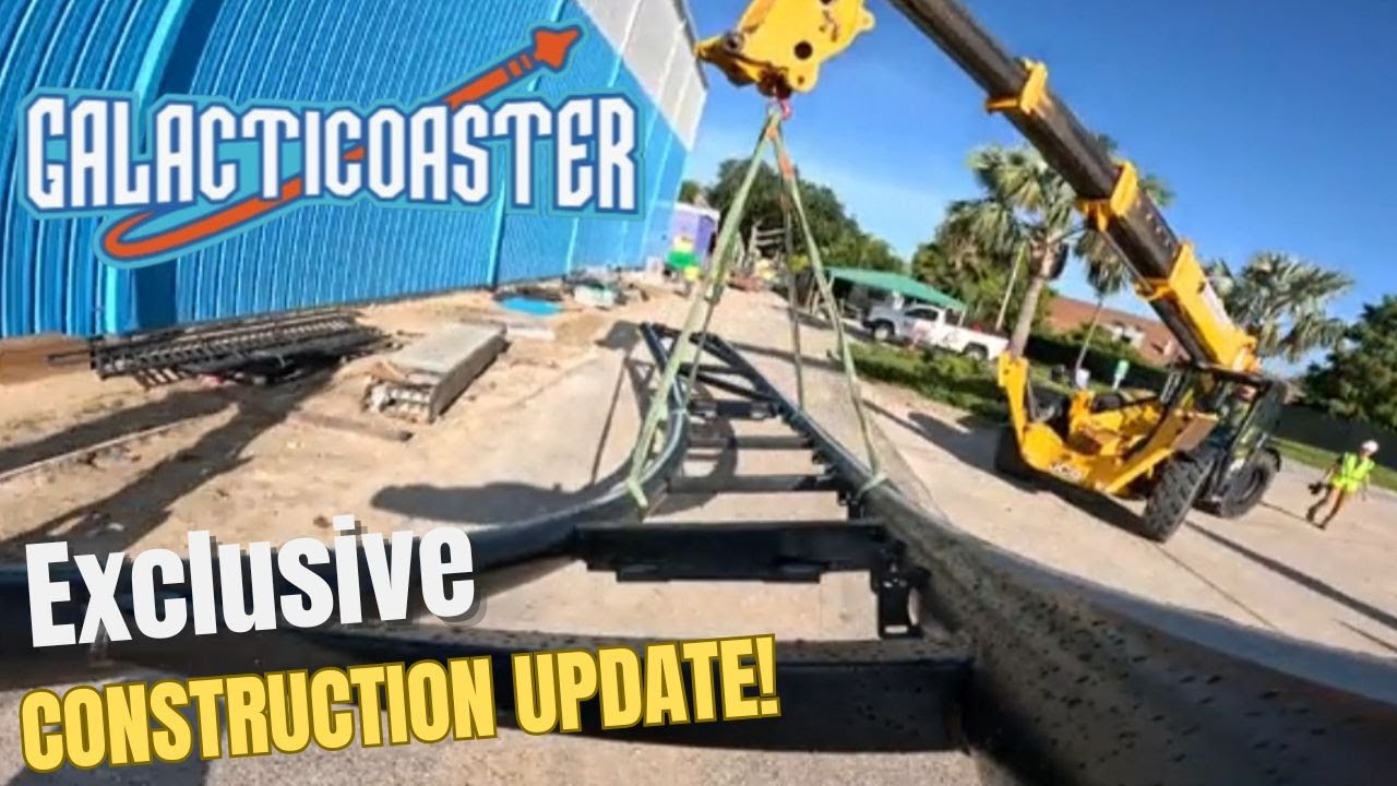 Galacticoaster LEGOLAND Florida 2026 Construction Update: Exclusive Footage!