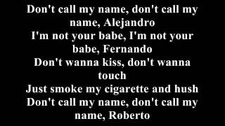 Helia - Alejandro (cover with lyrics)
