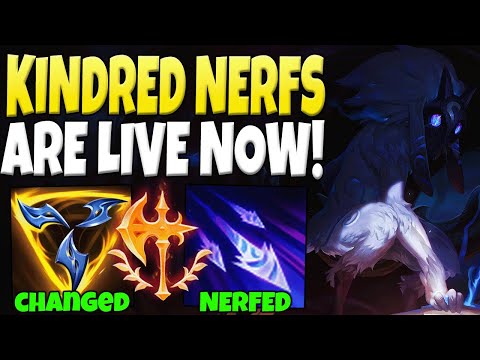 The NEW Kindred NERFS Are Live, Are They Enough? (New Triforce And Kindred Nerfs)